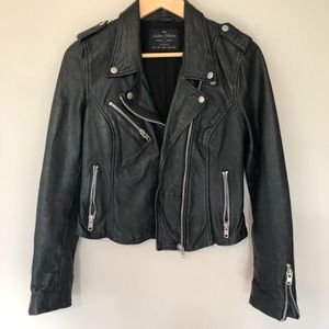 Zara leather jacket